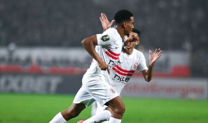 سيف الجزيري يفتتح التسجيل للزمالك مبكرًا أمام كايزر تشيفز (فيديو)