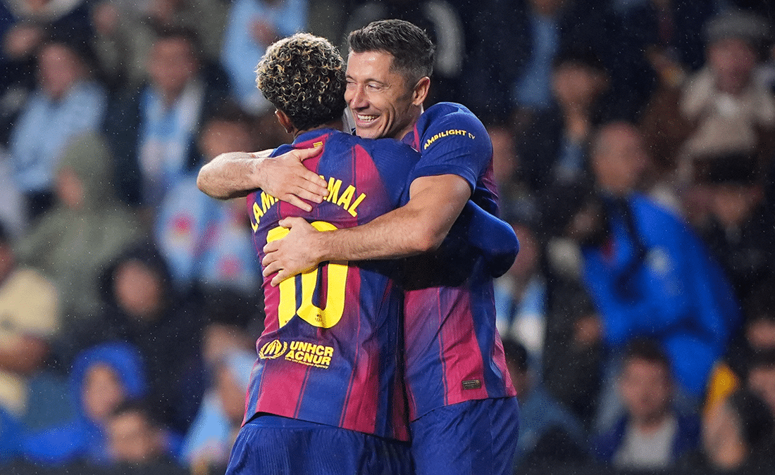 اجتماع رسمي يحدد مستقبل ليفاندوفسكي مع برشلونة