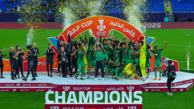 الأخضر الأولمبي يتوج بلقب بطل خليج 2023 للمرة الخامسة