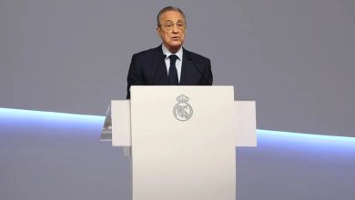 "بيريز: قضية نيجريرا تهدد مستقبل كرة القدم وغياب دعم المؤسسات عن ريال مدريد غير مقبول"