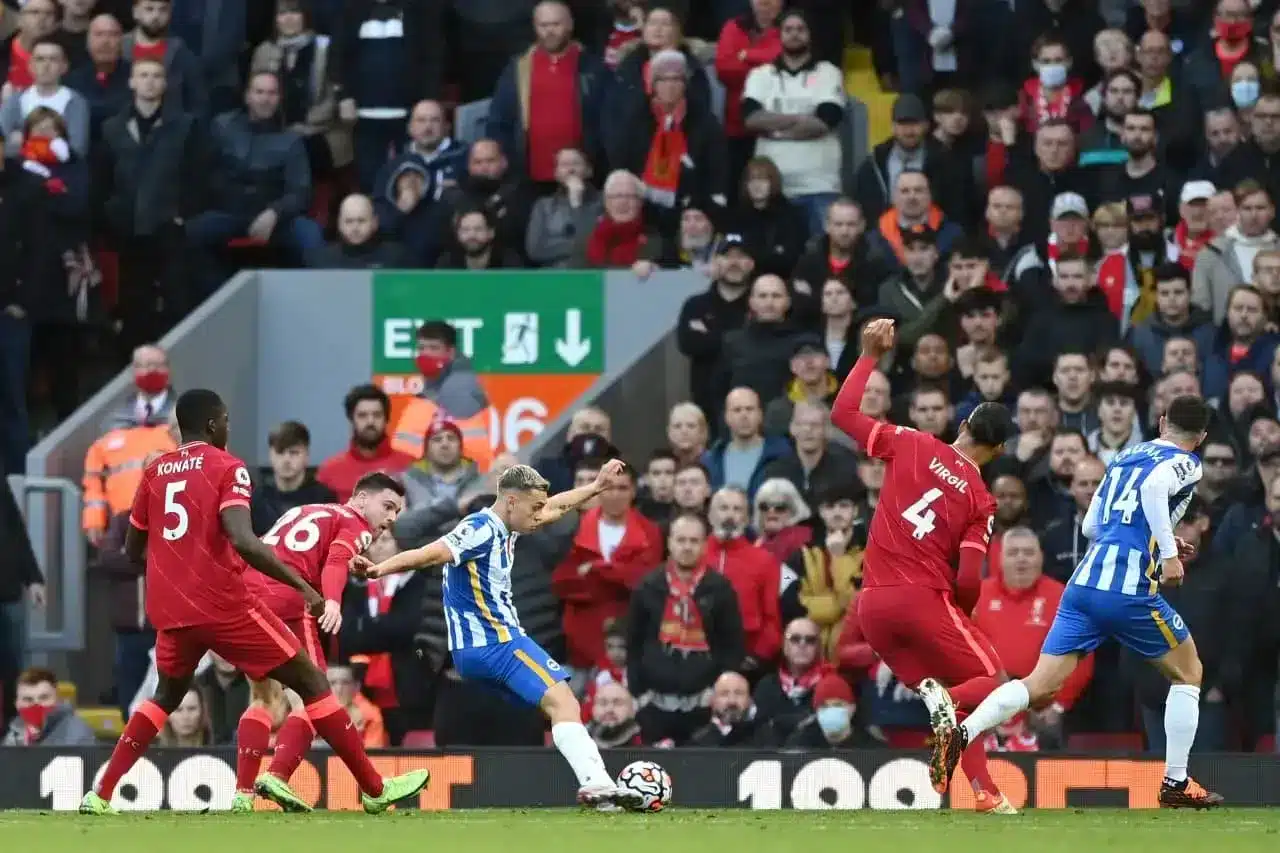 تشكيل ليفربول ضد برايتون في الجولة 16 من الدوري الإنجليزي 2025-2026